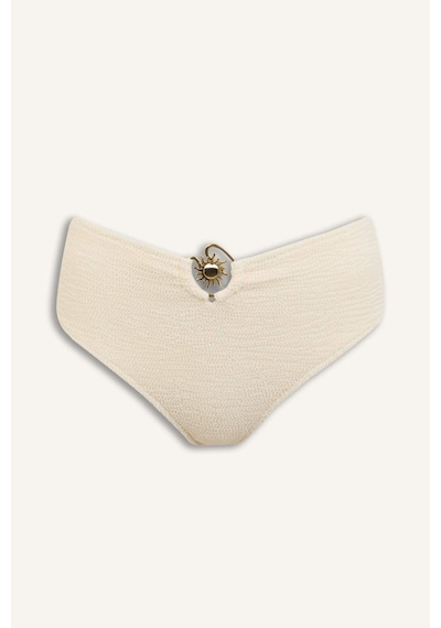 Defacto Regular Fıt Bürümcük Bikini Alt E0209ax26smwt16 Beyaz-wt16