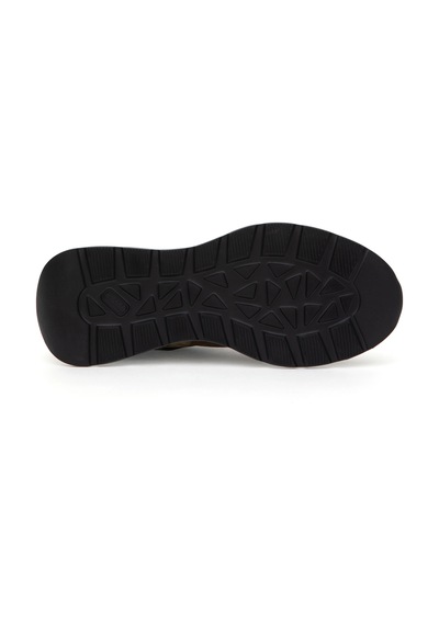 Cacharel Haki %100 Deri Sneaker Ayakkabı Yesıl
