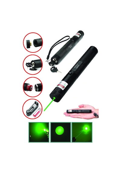 Şarjlı Yeşil Lazer Pointer 100 Mw 5332 .