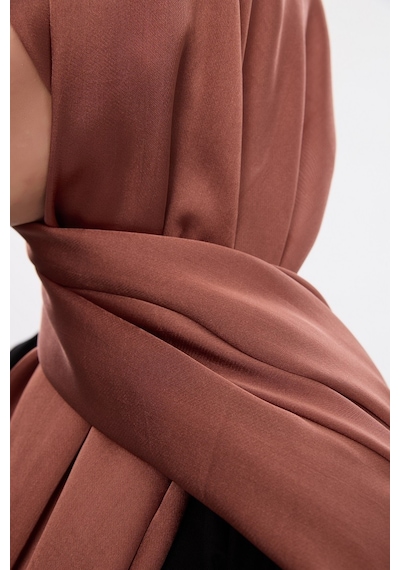 Mirsoy Scarf İdol Janjan Şal Karamel