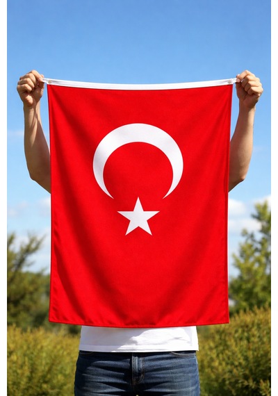 60x90 Cm Premium Türk Bayrağı Kaliteli Kumaş, Parlak Renk, Uzun Süre Kullanım Tek Ebat