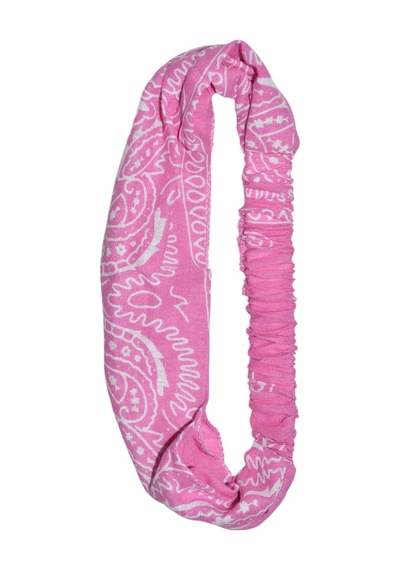 Lastikli Paraşüt Bandana Pembe