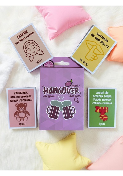 Hangover Kız Kıza Mini İçki Kart Oyunu