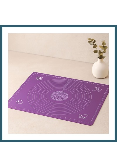 Bezos Silikon Hamur Matı 40x50 Cm Dikdörtgen, Ölçekli Ob