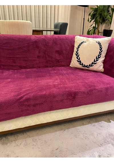 Mor Wellsoft Koltuk Örtüsü 220x230 Mor Çok Renkli
