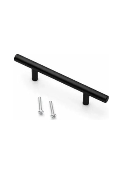Mat Siyah Paslanmaz Metal Kulp, Farklı Uzunluk Seçenekleri İle A.Ağaç