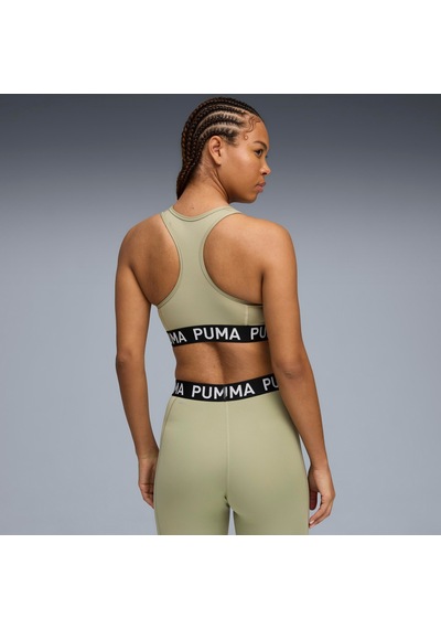 Puma 4keeps Elastıc Bra - P Kadın Yetişkin Sporcu Sütyeni Haki