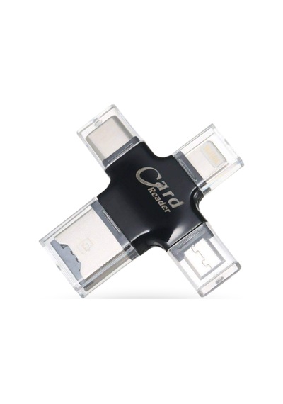 Büro Ev Ofis Cihazları İçin 4hub Otg Card Reader