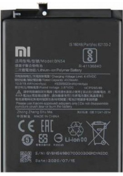 TeknikEvim Xiaomi Redmi Note 9 Batarya Pil Bn54