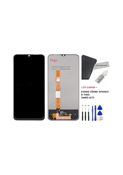 Tkgz Vivo Y33s Lcd Ekran Dokunmatik Service Pack + B-7000 + Tamir Seti