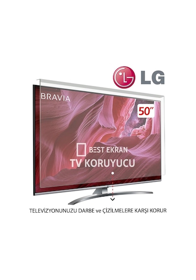 LG Uyumlu 50" inç 127 Ekran Tv Ekran Koruyucu