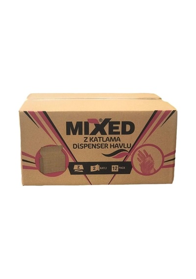 MIXED Z Katlama Dispencer Havlu 100'lü 12 Paket