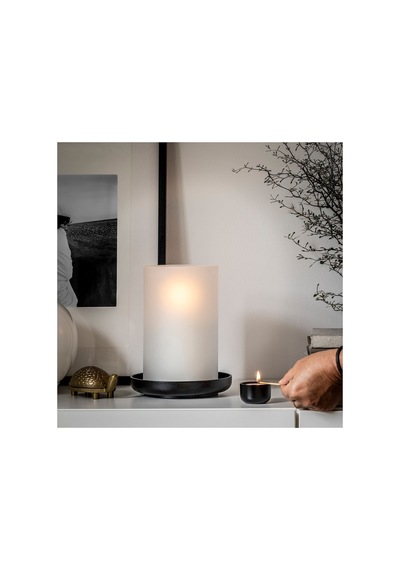 Ikea Hedervärd Fener 22 Cm Şeffaf - Siyah