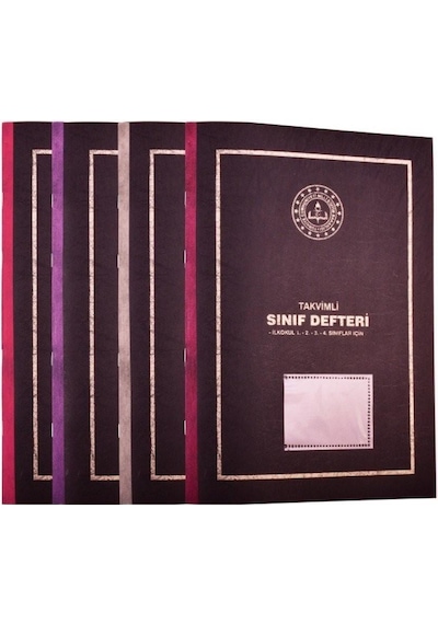 Sınıf Defteri Takvimli 1-2-3-4 Sınıflar İçin - Gülpaş