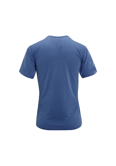 Uki İndigo Modal Bisiklet Yaka T-shirt