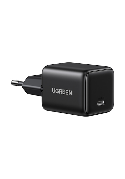 Ugreen 20w Gan Hızlı Şarj Cihazı Type-c Qc Pd 1xusb-c, Siyah, 55553