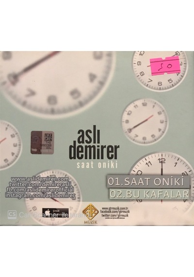 Plak Değildir Cd Dir Cd Aslı Demirer Saat Oniki İmzalı Cd