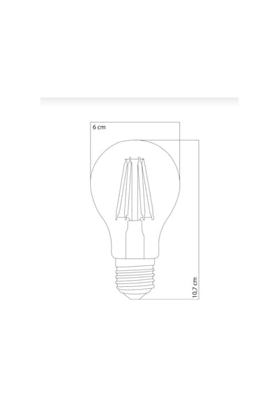 Rustik A60 Led Filament Ampul E27 Gün Işığı Aydınlatma Ampülü Led Ampül, A60 Rustik Led Flament Diğer
