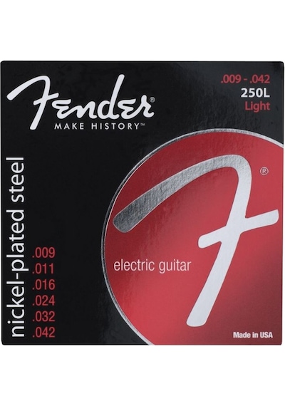 Fender Super 250 Nickel Plated Steel Ball End 250l .009-.042 Elektro Gitar Teli