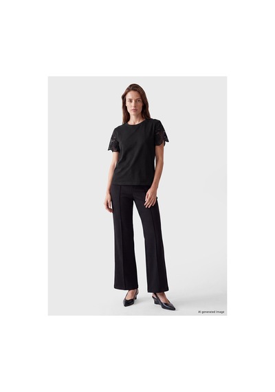 LC Waikiki Alıta Cıty Farkıyla Lcw Grace Siyah Penye Düz Oval Yaka Kısa Kollu Kadın Bluz Siyah - 929697237 Siyah LC Waikiki Alıta Cıty Farkıyla Lcw Grace Siyah Penye Düz Oval Yaka Kısa Kollu Kadın Bluz Siyah - 929697237 Siyah