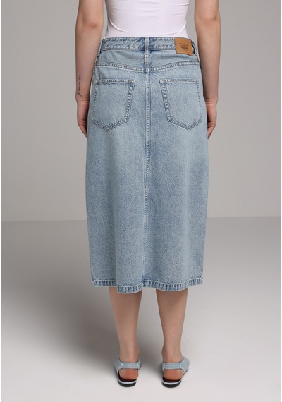 Colin's Colins Regular Fit Düz Fermuarlı Kadın Light İndigo Denim Etek Cl1081417 Q1.v1 Dn45065 Mavi Colin's Colins Regular Fit Düz Fermuarlı Kadın Light İndigo Denim Etek Cl1081417 Q1.v1 Dn45065 Mavi