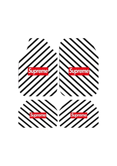 Dekoratif Supreme Desenli Oto Paspas Takımı
