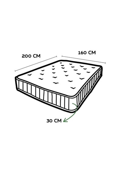 Aç-tak Lastikli Tek Kişilik Çarşaf 160x200+30 Cm Polycotton Matriss Serisi Krem
