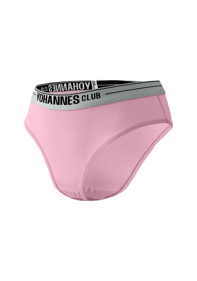 Yohannes Club, Kız Çocuk, Pamuklu Slip Külot, 3'lü Paket, Karışık Renkli Karışık
