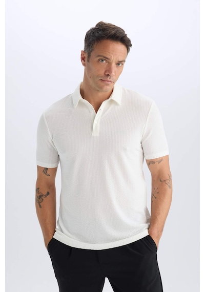 DeFacto Slim Fit Dar Kesim Polo Yaka Pamuklu Kısa Kollu Tişört X2594AZ25SPWT32 DeFacto Slim Fit Dar Kesim Polo Yaka Pamuklu Kısa Kollu Tişört X2594AZ25SPWT32