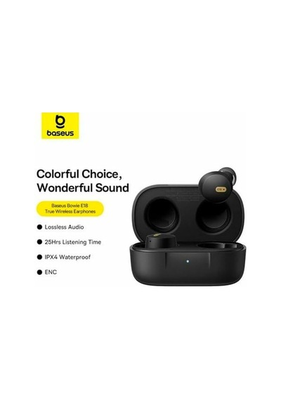 Ayrex Bowie E18 True Wireless Earphones Black