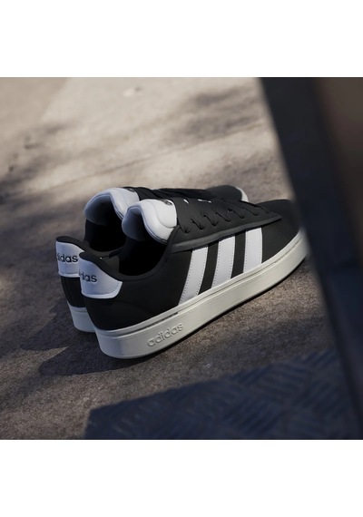 Adidas Grand Court Alpha Erkek Siyah Sneaker Ayakkabı Jh7235 Çok Renkli