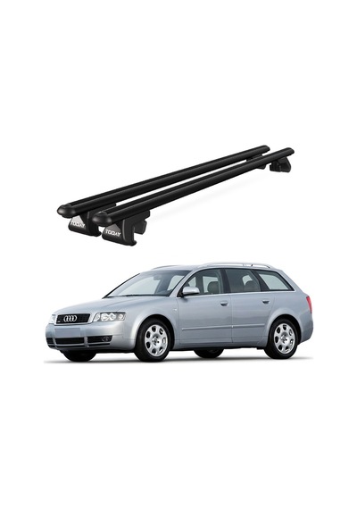 Venüs Audi A4 Avant 2001-2008 Uyumlu Siyah Ara Atkı Port Bagaj Tavan Barı