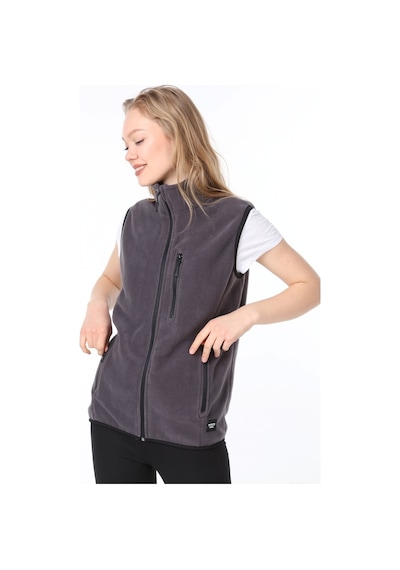 Ghassy Co. Kadın Polar Çok Cepli Trekking Lacivert Spor Yelek - 166217721
