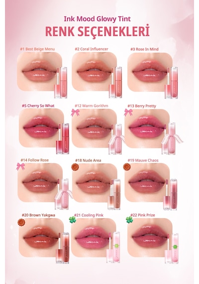 Peripera Ink Mood Glowy Tint 02  Coral Influencer