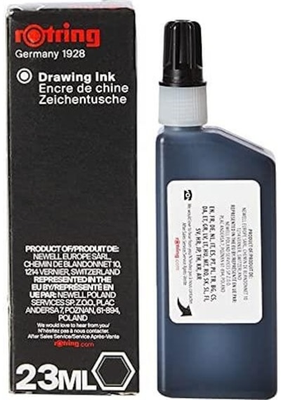 Rotring Rapido Murekkebi Siyah S0194660 23 ML