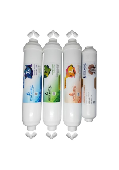 Pera Water Kapalı Kasa Su Arıtma Cihazı Mebransız 4 Lü Filtre Set
