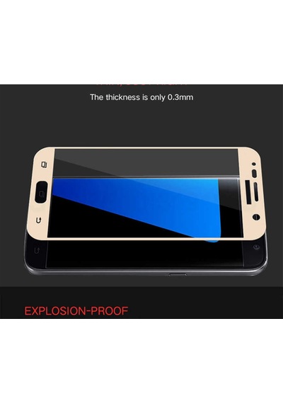 Samsung Uyumlu Galaxy A5 2017 Tam Ekran Koruyucu Cam