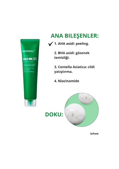 Medipeel Medi-peel Phyto Cica Nol B5 Wrapping Mask 70 Ml Sakinleştirici Etkisi Olan Yüz Filmi Maskesi M0112