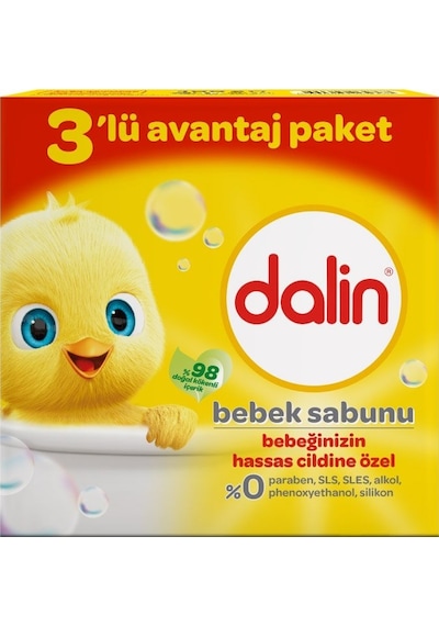 Dalin Bebek Sabunu 100gr 15 Li Set Hassas Ciltler İçin