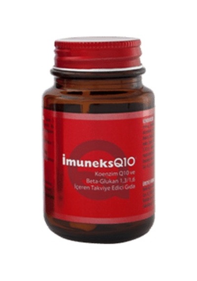 İmuneks Farma  Q10® Beta Glukan (1,3/1,6) ve Koenzim Q10 İçeren Takviye Edici Gıda