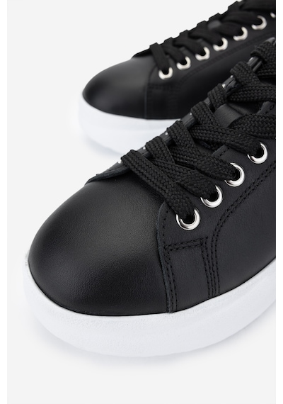 Valmenti Kadın Hakiki Deri Siyah Deri Sneakers & Spor Ayakkabı 1115 8417 Bn Ayk Y25 Sıyah Dr Siyah