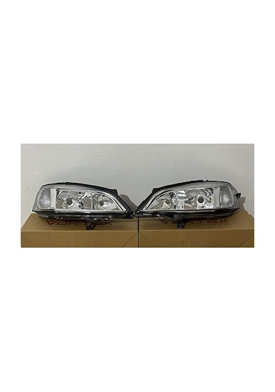 Opel Astra G Kasa Sağ Sol Far Takımı 1998-2005 12161561 12161571