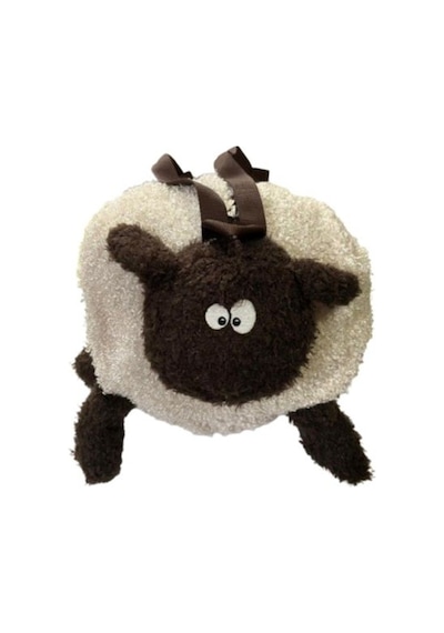 Unicus Peluş Sırt Çantası Kuzu Uncs-1066 Siyah - Beyaz