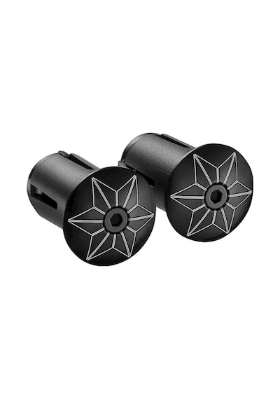 Supacaz Bp-05 Gidon Tıpası Star Plugz Anodized/black Siyah
