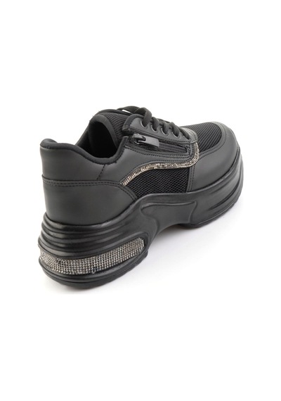 Bambi Siyah Kadın Sneaker K01709151109