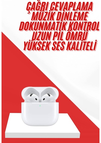 4.nesil Bluetooth Kulaklık Yüksek Ses Kaliteli Dokunmatik Kontrol Özellikli -