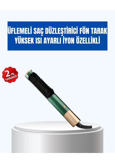 Mey İthalat Ayarlanabilir Isı Kontrollü Saç Şekillendirme Seti Tüm Saç Tipleri İçin Uygun