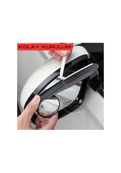 Oto Araç Açısı Ayarlanabilir Kör Nokta Aynası Ve Ayna Yağmur Koruyucu Önleyici Siperliği Karbon