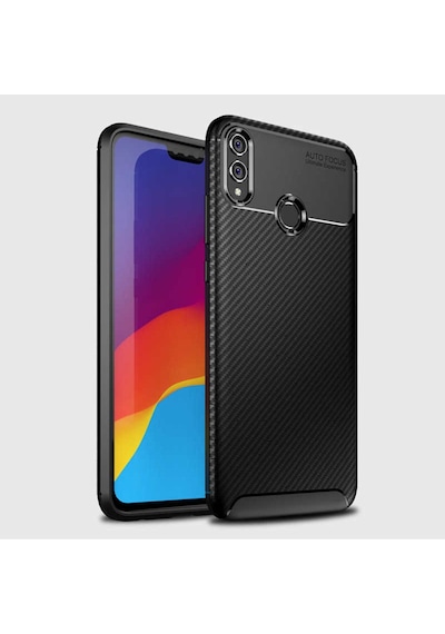 Huawei Honor 8x Kılıf Zore Negro Silikon Kapak Lacivert