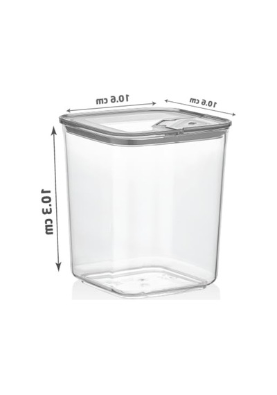 3 Adet Pratik Kare Gıda Saklama Kabı, 700 Ml 0